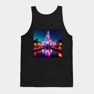 princess castle at night. Tank Top